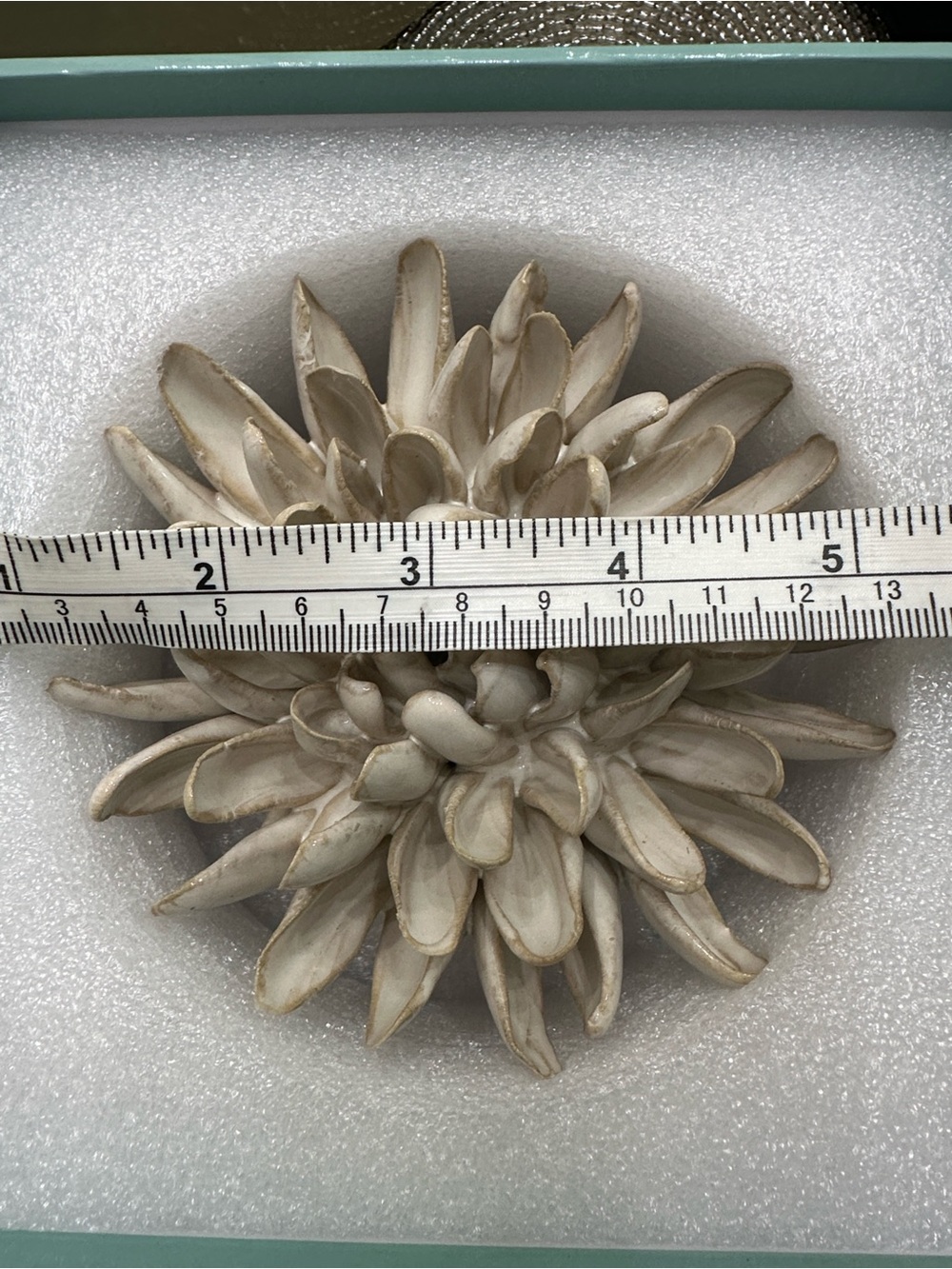 Ceramic Flowers Coastal Collection Wall Art - Cream Illustration - Picture 9 of 10